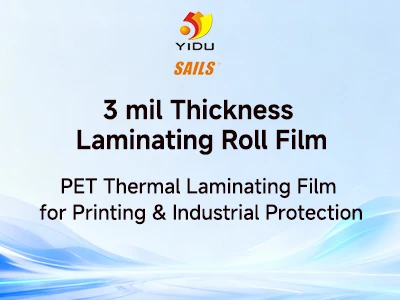 Película en rollo para laminación de 3 mil de espesor